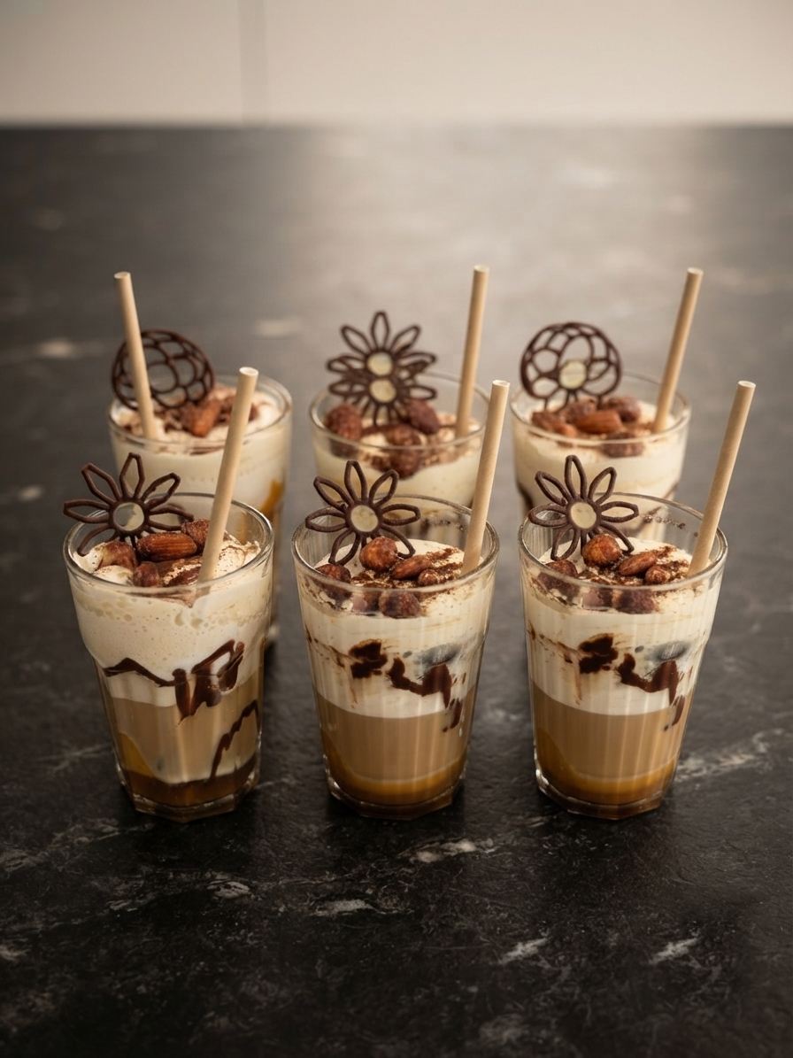 Individual tiramisu cups