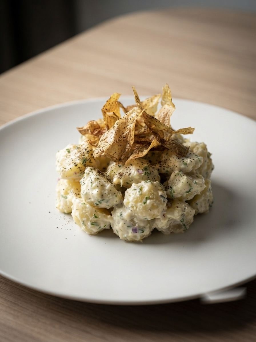 Creamy risotto with a crisp topping